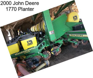 2000 John Deere 1770 Planter