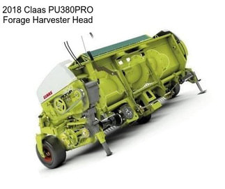 2018 Claas PU380PRO Forage Harvester Head