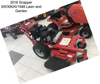 2016 Snapper SW30KAV1948 Lawn and Garden