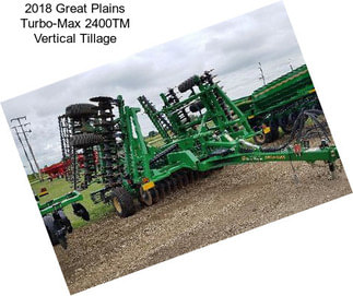 2018 Great Plains Turbo-Max 2400TM Vertical Tillage