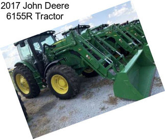 2017 John Deere 6155R Tractor