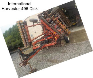 International Harvester 496 Disk