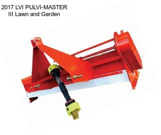 2017 LVI PULVI-MASTER III Lawn and Garden