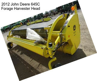 2012 John Deere 645C Forage Harvester Head