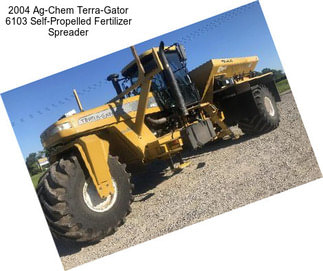 2004 Ag-Chem Terra-Gator 6103 Self-Propelled Fertilizer Spreader