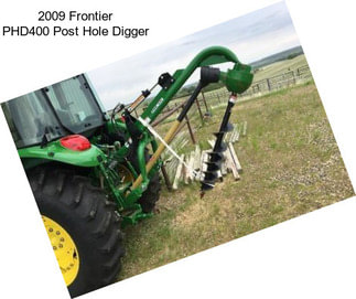 2009 Frontier PHD400 Post Hole Digger