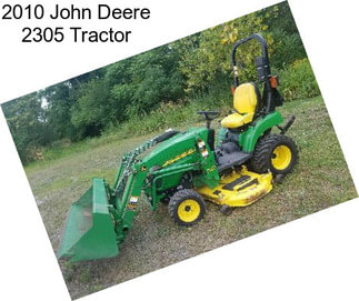 2010 John Deere 2305 Tractor