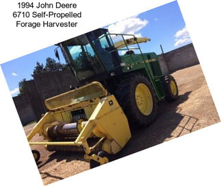 1994 John Deere 6710 Self-Propelled Forage Harvester