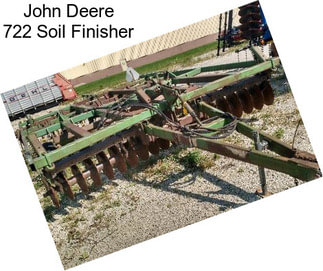 John Deere 722 Soil Finisher