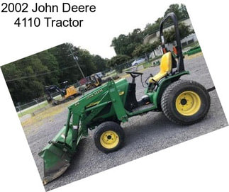 2002 John Deere 4110 Tractor