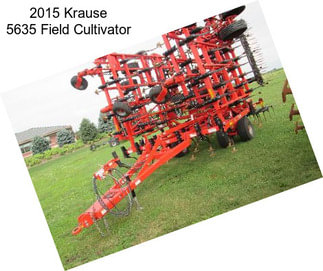 2015 Krause 5635 Field Cultivator