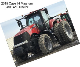 2015 Case IH Magnum 280 CVT Tractor