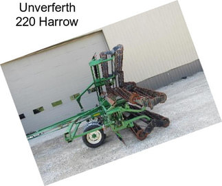 Unverferth 220 Harrow