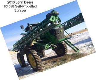 2016 John Deere R4038 Self-Propelled Sprayer