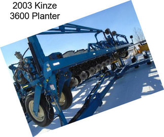 2003 Kinze 3600 Planter