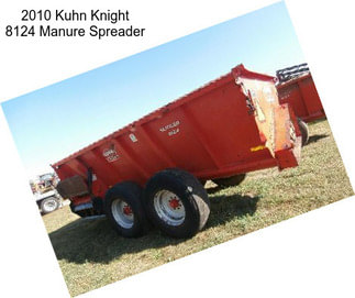 2010 Kuhn Knight 8124 Manure Spreader
