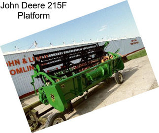 John Deere 215F Platform
