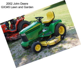 2002 John Deere GX345 Lawn and Garden