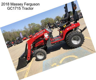 2018 Massey Ferguson GC1715 Tractor