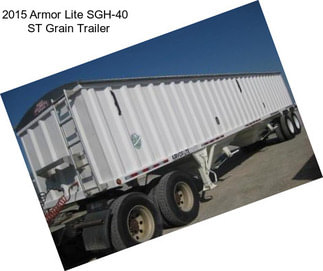 2015 Armor Lite SGH-40   ST Grain Trailer