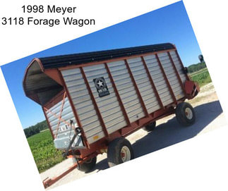 1998 Meyer 3118 Forage Wagon