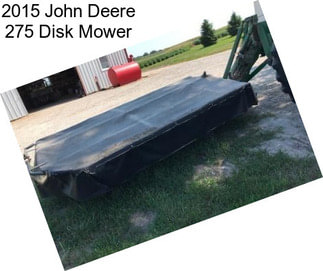 2015 John Deere 275 Disk Mower