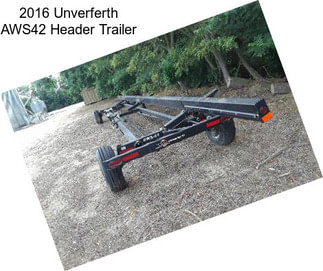 2016 Unverferth AWS42 Header Trailer