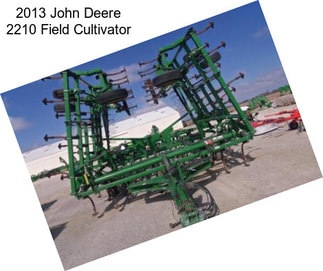 2013 John Deere 2210 Field Cultivator