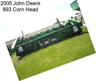 2005 John Deere 893 Corn Head