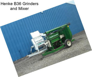 Henke B36 Grinders and Mixer