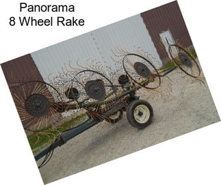 Panorama 8 Wheel Rake