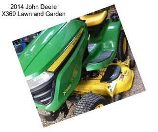 2014 John Deere X360 Lawn and Garden