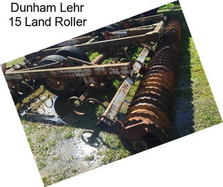 Dunham Lehr 15 Land Roller