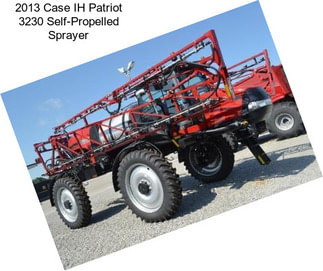 2013 Case IH Patriot 3230 Self-Propelled Sprayer