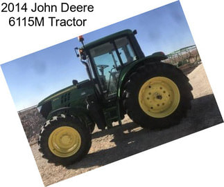 2014 John Deere 6115M Tractor