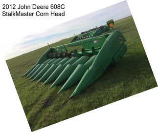 2012 John Deere 608C StalkMaster Corn Head