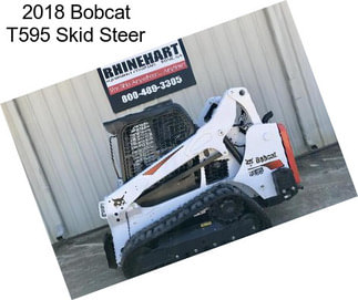 2018 Bobcat T595 Skid Steer