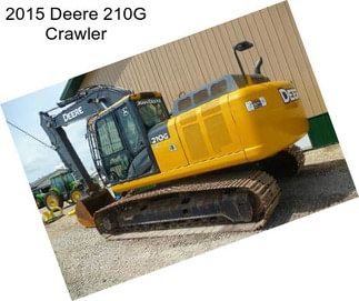 2015 Deere 210G Crawler