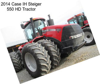 2014 Case IH Steiger 550 HD Tractor