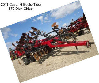 2011 Case IH Ecolo-Tiger 870 Disk Chisel