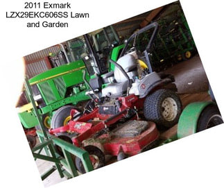 2011 Exmark LZX29EKC606SS Lawn and Garden