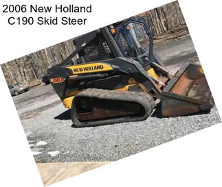 2006 New Holland C190 Skid Steer