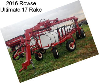 2016 Rowse Ultimate 17 Rake