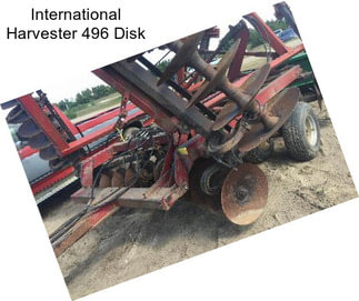 International Harvester 496 Disk