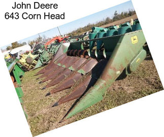 John Deere 643 Corn Head