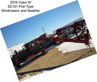 2016 Case IH SC101 Pull-Type Windrowers and Swather