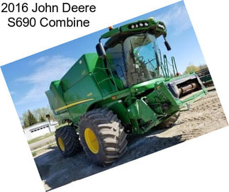 2016 John Deere S690 Combine