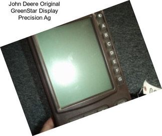 John Deere Original GreenStar Display Precision Ag