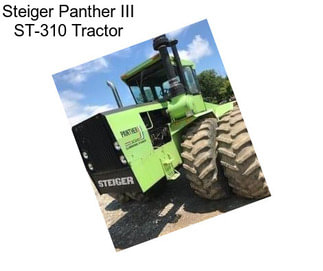 Steiger Panther III ST-310 Tractor