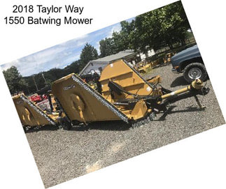 2018 Taylor Way 1550 Batwing Mower